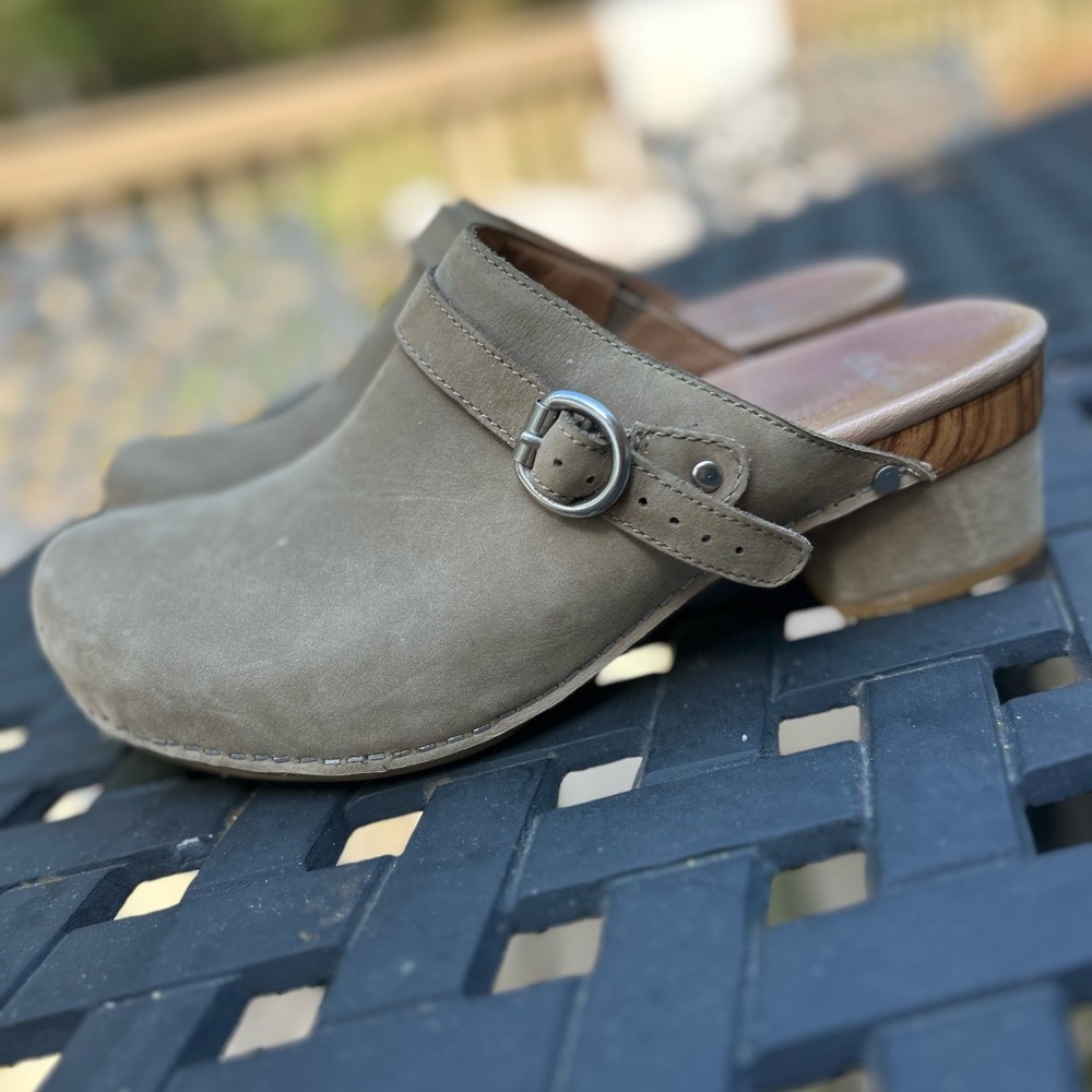 Dansko Baylor Mules Clogs with Buckle Detail for Women